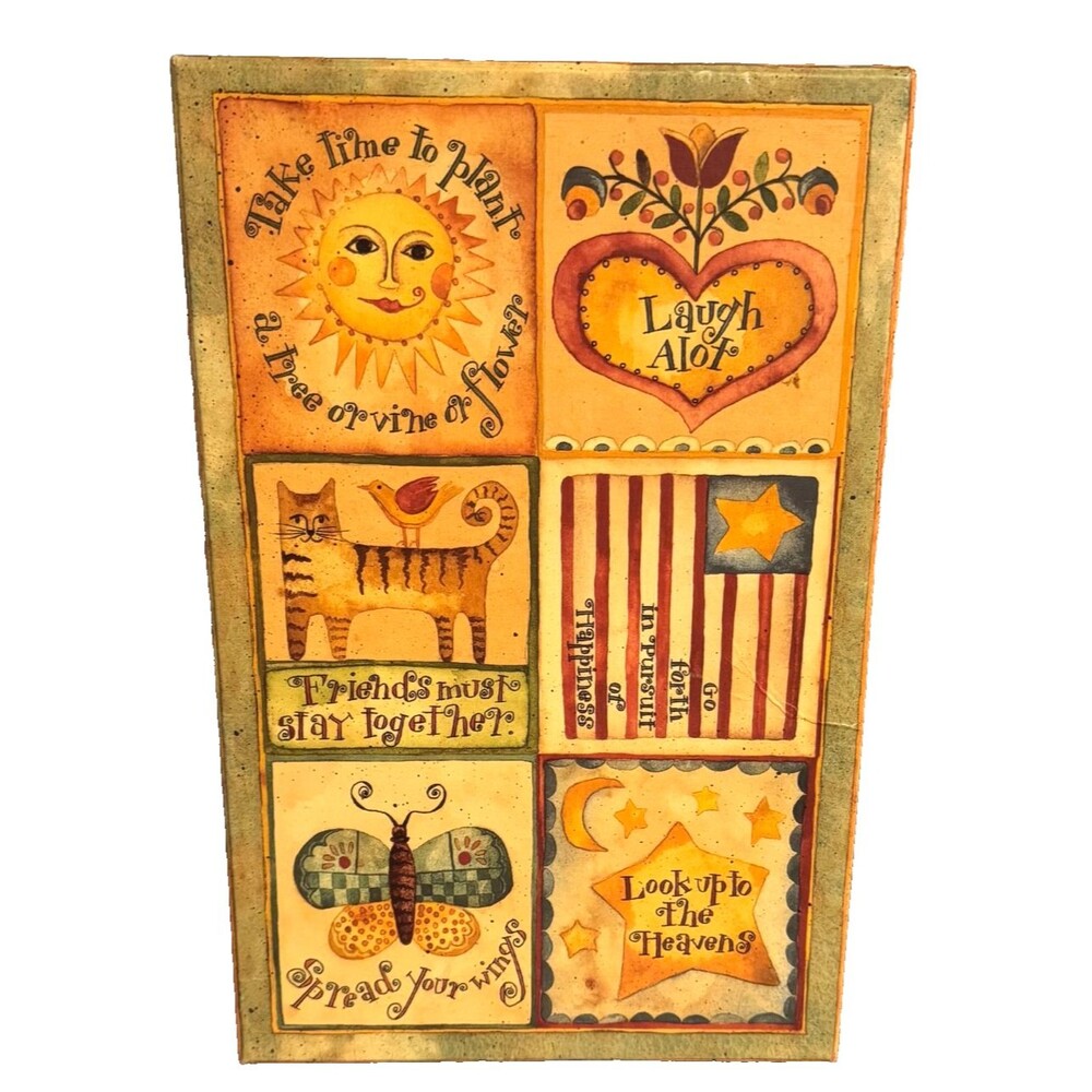 Bob's Boxes Empty Gift or Keeper Box 13”H x 8.75”W x 4.25”D Yellow Inspirational